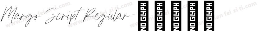 Margo Script Regular字体转换